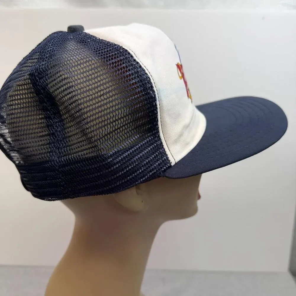 New-era Men's Navy and White Hat